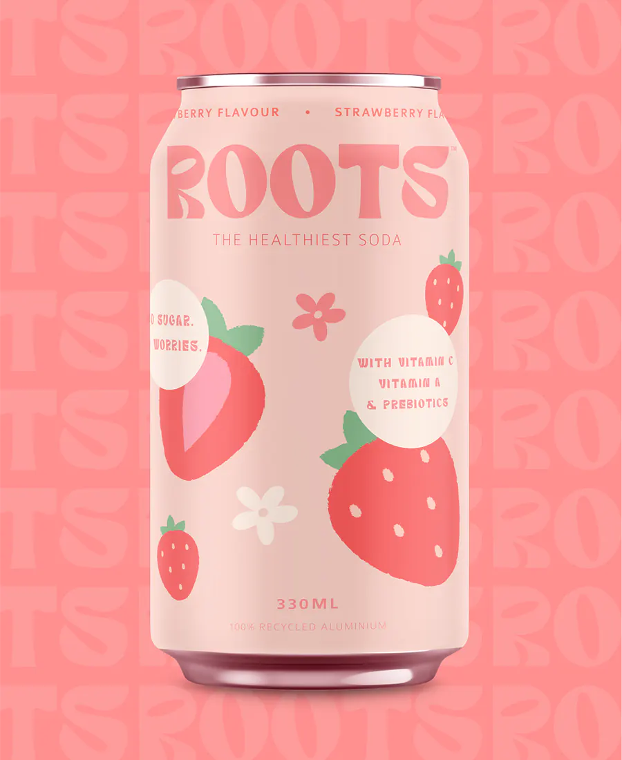 Studio Terra Agencia de Branding en Terrassa - Roots Healthy Soda